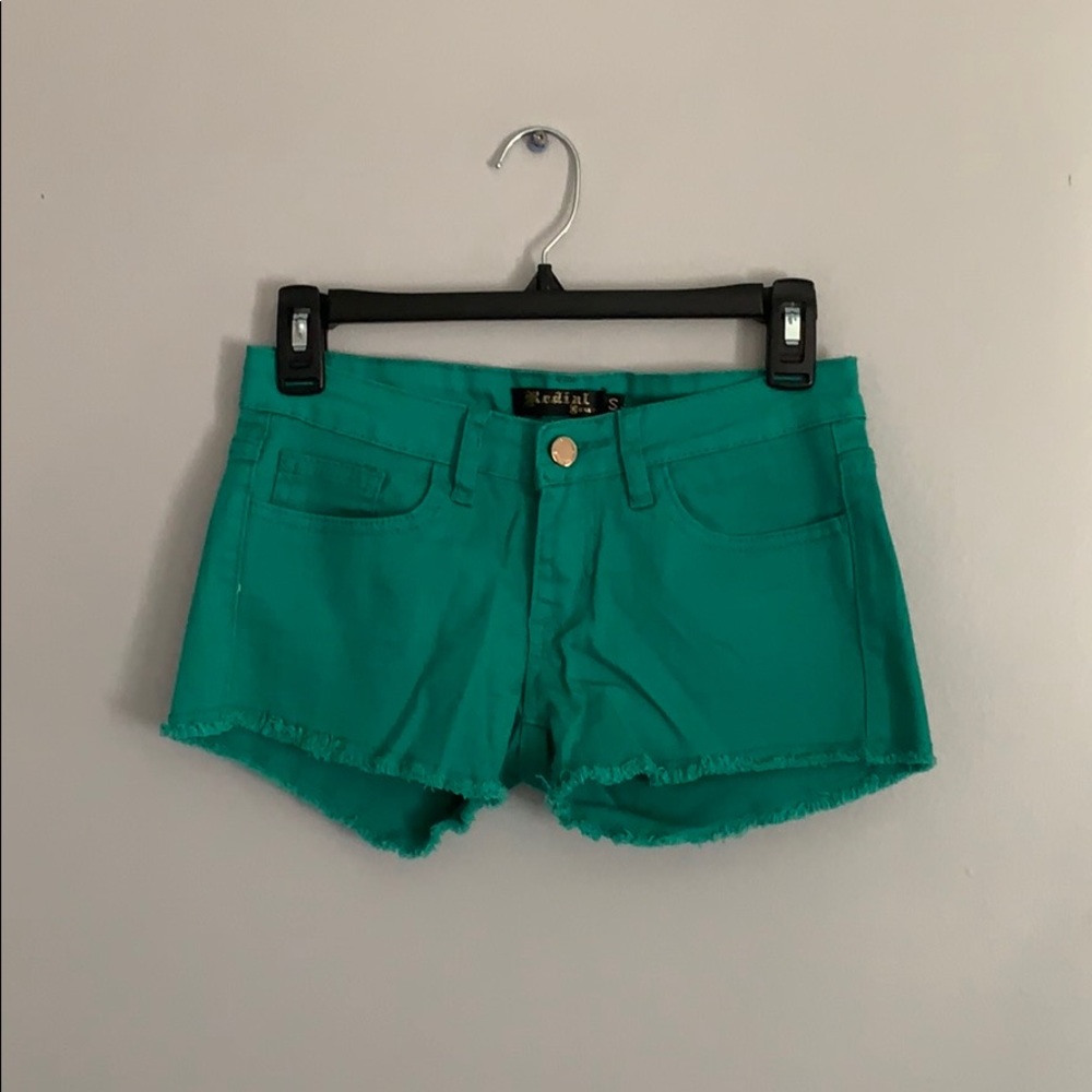 Radical Luxury Kelly Green Mini Shorts